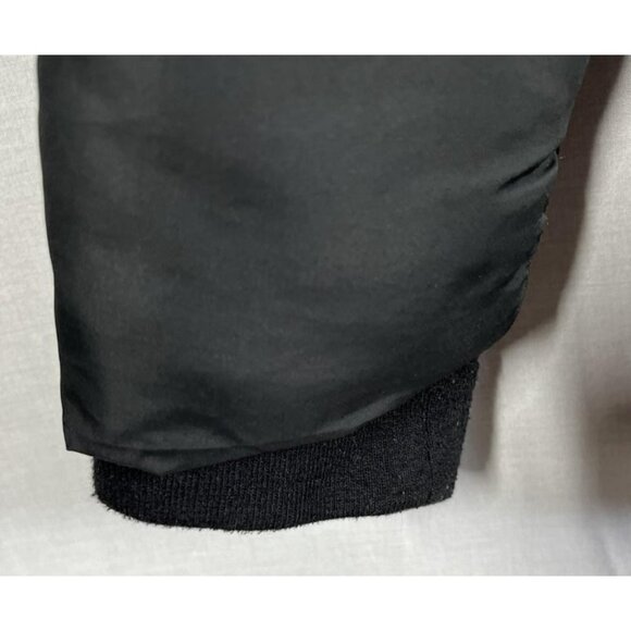 Primark Jacket Youth 14-15 Years Black Hooded Puffer Fleece Lined Zip Pockets - Picture 7 of 9